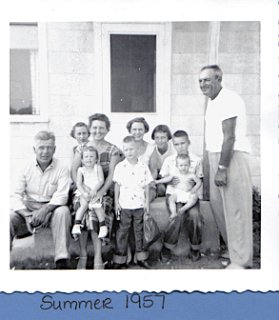Stauffacher and Haldiman families, 1957.